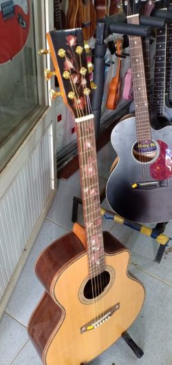 Guitar Acoustic CA-500 Cẩm Ấn Khảm Hoa